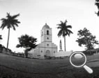 sténopé de l'église de Viñales