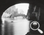 Sténopé du Petit-Pont enjambant la Seine non loin de Notre Dame de Paris