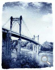Cyanotype du pont de Lezardrieux